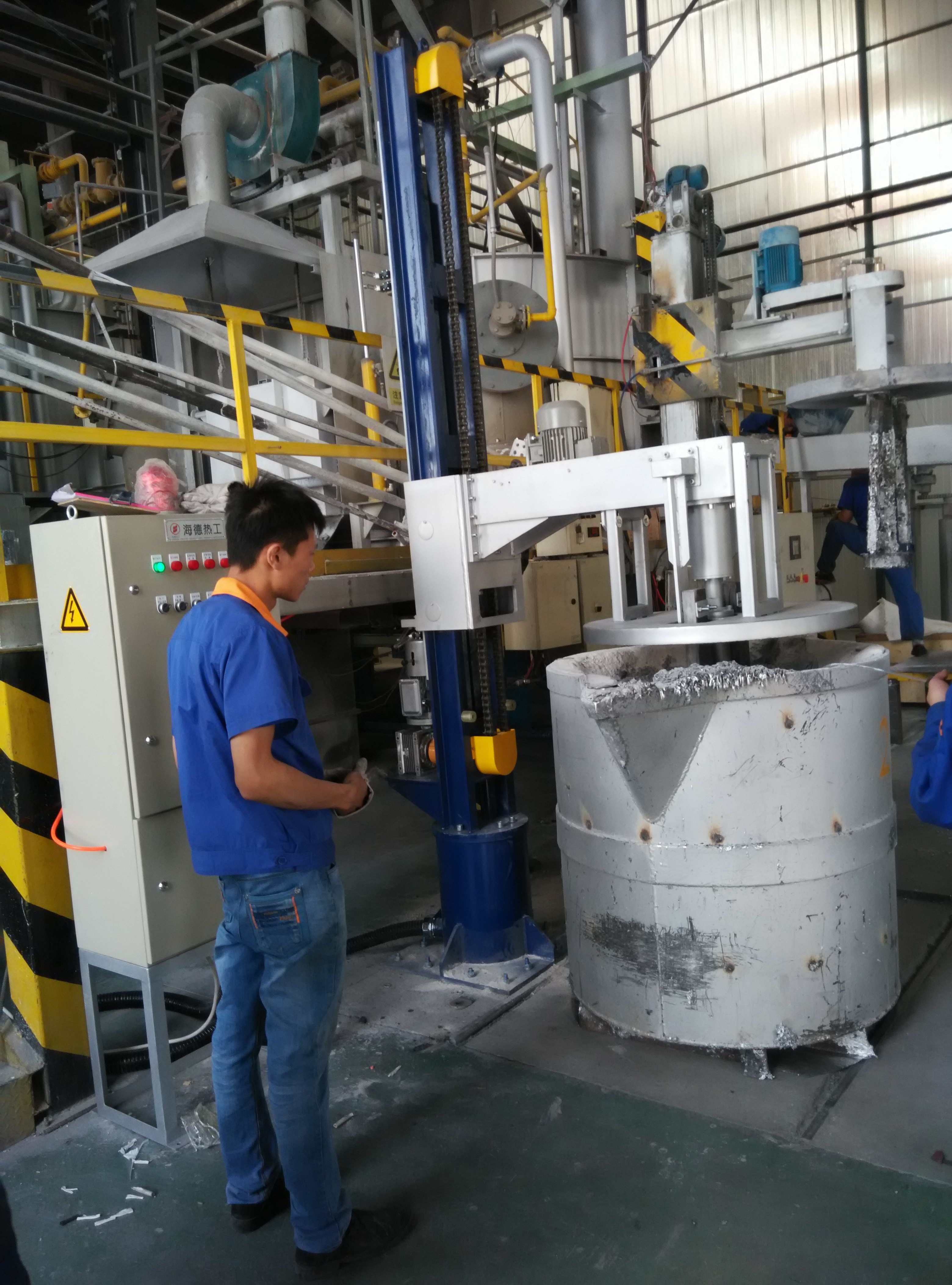 50Hz Frequency Aluminum Refining Degassing Machine With ≥99.996% Refined Gas Purity Efficiency And Precision