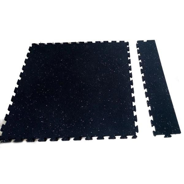 Portable Interlocking Rubber Floor Tiles 1000X1000X15mm Interlocking Exercise
