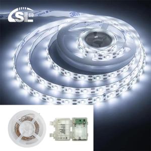 China DC 24V 5V 120LEDs 8mm 6500K White High Brightness Flexible Electroplate SMD2835 LED Strip Light factory