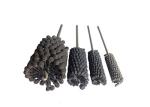 Industrial Pipe Deburring Brush , Abrasive Ball Cross Hole Deburring Brushes