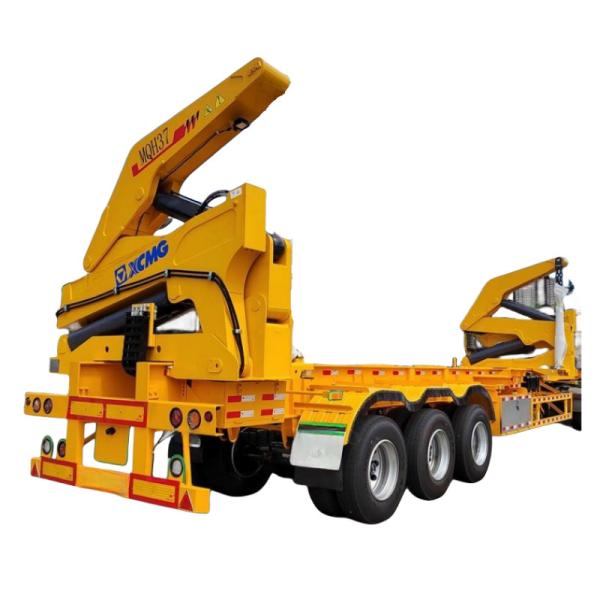 China 45 Ton Container Side Lifter Trailer Transport 40-Foot Containers factory