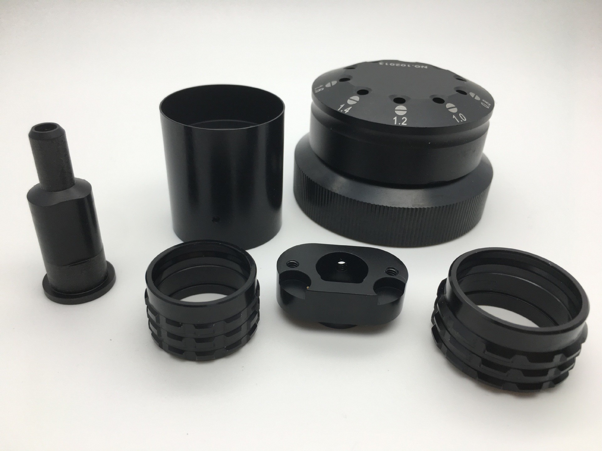 Painting Black CNC Stainless Steel Machining With Silk Screen White