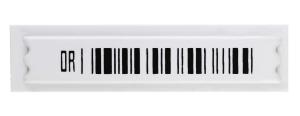 China Polystyrene 0.35mm thickness Barcode Labeling , Shop Security EAS Labels Tag factory