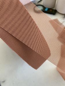 China 100% Polyester Industrial Mesh Fabric , High Heat Resistant Mesh For Hose factory