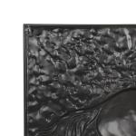 SGS Certified Muscular Black Stallion Wall Art Cast Iron Elegant