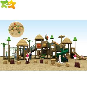 China 1340*880*510CM Backyard Kids LLDPE Outdoor Playground Slide factory