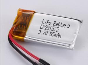 China Overcurrent Protection Included LP291525 3.7V 85MAH Li Ion Battery for Fast Shipping factory