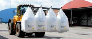 China 1 &amp; 2 loop PP powder Pellets Big Bag , one ton big Jumbo bags factory