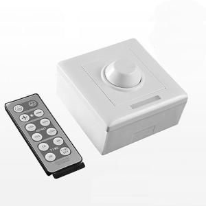 IR Remote LED Light Lamp Brightness Adjustable Wall Dimmer Knob Controller AC85