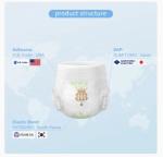 Maggino Tencel Silky Baby Diaper Soft Breathable Alarm Waist Stick Disposable