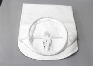 China 250 Micron Nylon Liquid Filter Bag 155X500mm Ultrasonic Welded No Protrusions factory