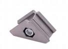 China Die Casting Aluminum Tube Joints 28mm Dia Sandblasting Treatment factory