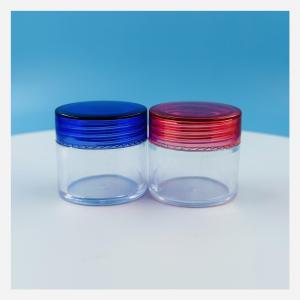 China 20g 30g 50g Transparent Plastic Jar Empty Refillable Cosmetic Cream Jar for Industrial factory