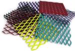 Powder coated expanded metal mesh