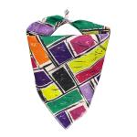 100% Cotton Personalized Pet Bandana Breathable Dog Handkerchief Collar