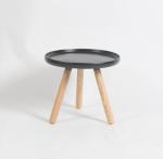 Round Normann Copenhagen Coffee Table , Metal Simple Coffee Table With Wooden