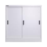 Home Furniture Design Book Cabinet Sliding Door Cabinet with 2layers