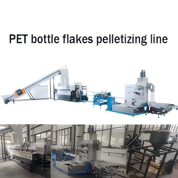 1500-2000kg/Hr PET Bottles Flakes Recycling Machine Plastic Recycling Production