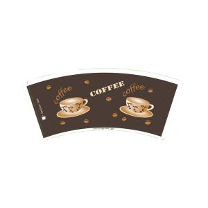 China Non Fluorescence 24oz Paper Cup Fan Virgin Wood Pulp Printed PE Coated For Tea factory