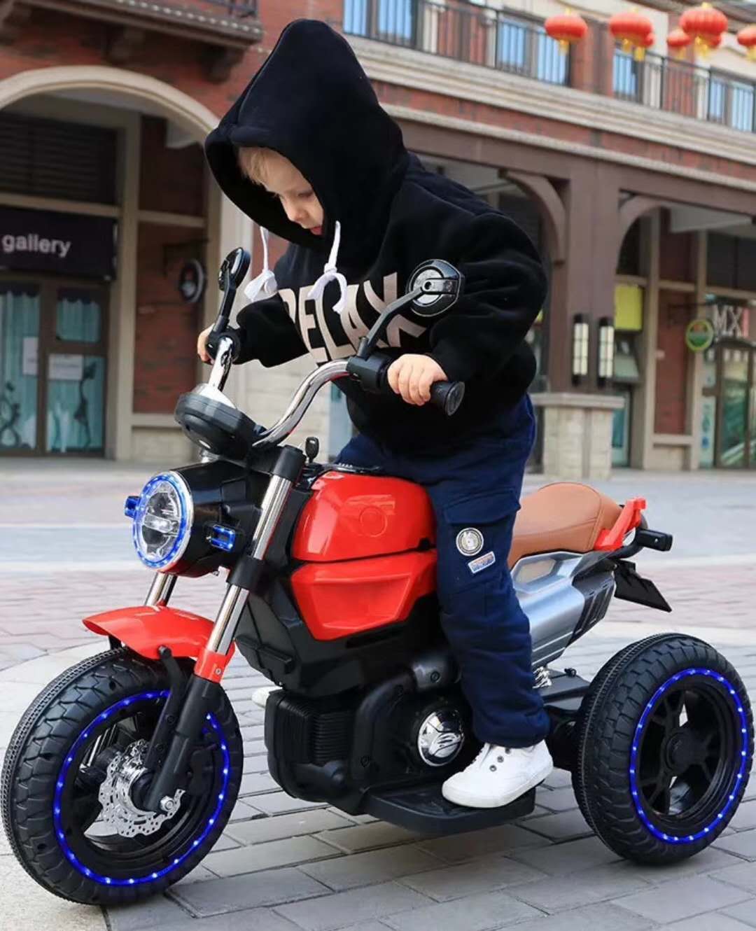108*57*80cm Size Unisex Electric Ride On Kids Motorcycle Toys Car for Product Size