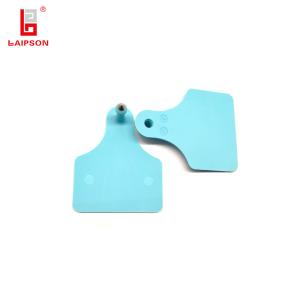 China Good Quality Tpu Uv Resistant Material Blank Blue Male Ear Tag For Cow Goat Cattle Farm factory
