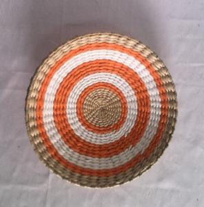 China 2021 new design High quality Wholesale seagrass wicker wall baskets wall plates hanging decor items factory