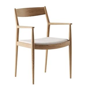 China Restaurant Wood Dining ArmChair Mid Century Modern Design Solid Wood Mail Packing Y factory