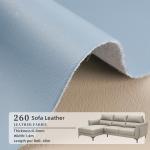 0.8mm Thickness Fine-Grained Brushed Cloth-Backed PVC Leather For Furniture