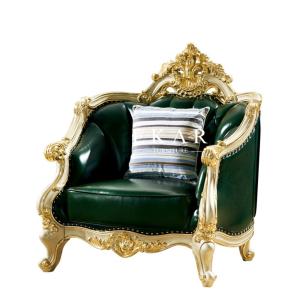 China Classic Luxury Wooden Design Furniture Living Room Sofa Set factory