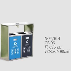 Outdoor Garbage Recycle Bin Waste Management With Our 68 Liter Induction Type
