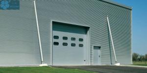 China 50mm 4000mm Height Galvanized Steel Industrial Overhead Door factory