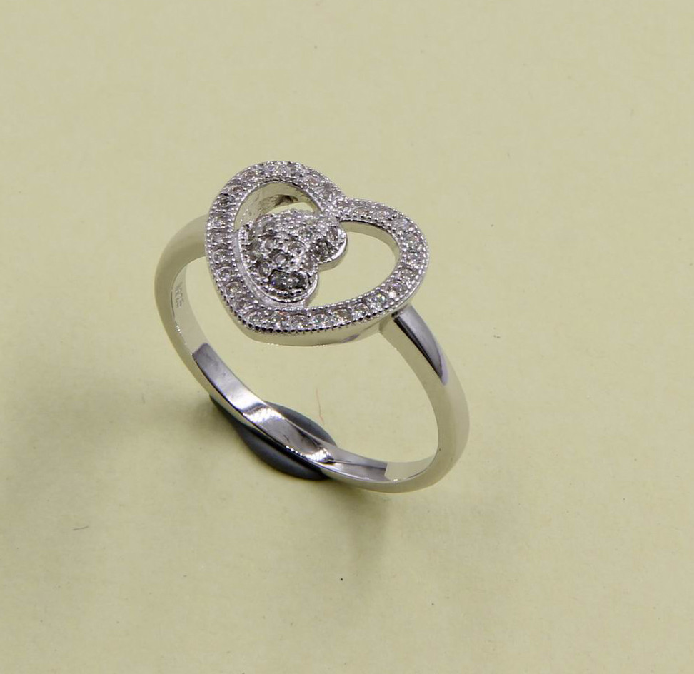 Pave Setting AAA Cubic Zirconia Round Shape Round Ball Rings In 925 Sterling Silver Cool Silver Rings Ball Ring