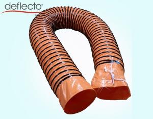 China Nylon PVC Flexible Plastic Air Duct Big Diameter Heat Resistant Exhaust Hose factory
