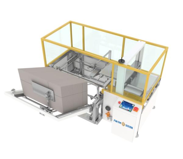 Automatic Carton Erector Machine Left In Right Out Open Carton For Agrochemical