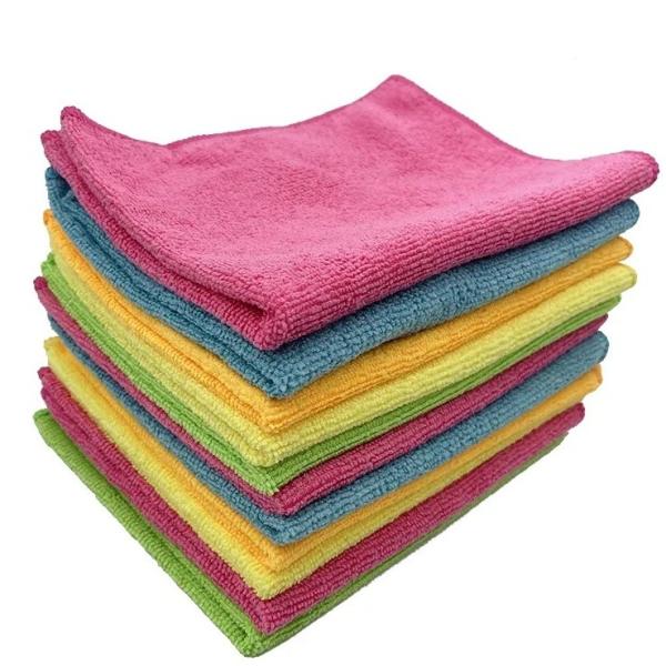 KILINE Microfiber Cleaning Cloths 50 Pack Premium All-Purpose Car Cloth Lint