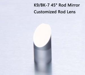 China LED Dia 4mm K9 Borosilicate Round Head Light Guide Rod factory