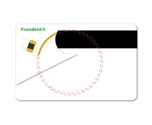 China Contact / Contactless Magnetic Stripe Card PVC 0.38 - 1.0mm Thickness factory