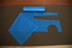 Durable Disposable PE Aprons On A Roll In Blue / Yellow / Red / White Color