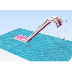 China 12M Floating PVC Tarpaulin 1000D Inflatable Yacht Slide on sale