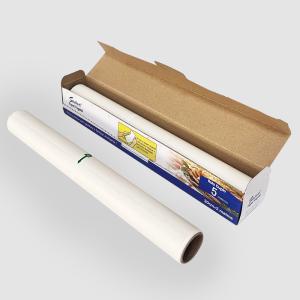 Convenient Kitchen White Silicone Baking Paper Roll With Chemical Pulp And