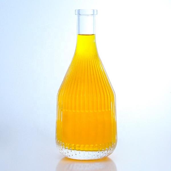 Flint Glass 500ml 750ml 1000ml Special Shaped Vodka Whisky Bottle with