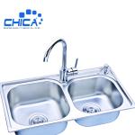 Stainless Steel Kitchen Sink Double Bowl Kitchen Sink Press Kitchen Sink For