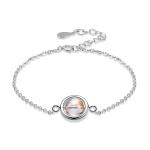 9.45in 0.08oz Sterling Silver Slider Bracelets Lead Free 925 Sterling Silver