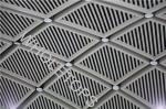 4.5MM 600mm Width Perforated Aluminum Panel For Airport Rail Way Station BRT