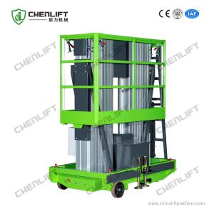 China Customizable Hydraulic Lift Platform 10m Double Mast Loading Capacity 200kg factory