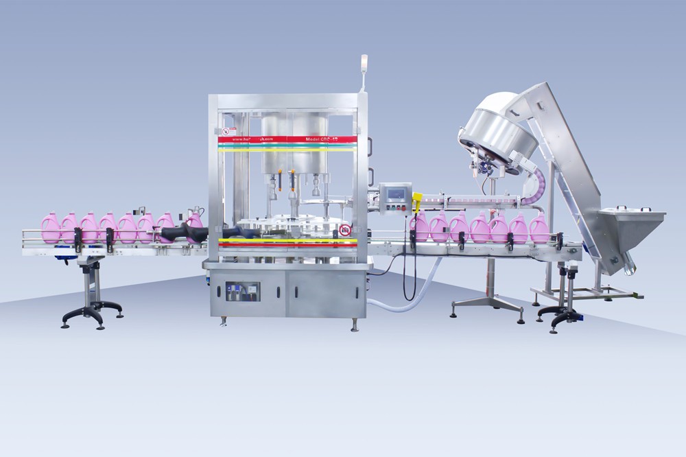 AC 380V 50HZ Plastic Bottle Screw Capping Machine