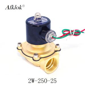 China 2W-250-25 Normally Closed 1 Inch 12 volt water control solenoid valve factory