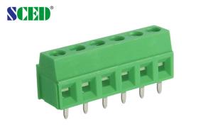 China Single Deck PCB Screw Terminal Blocks 3.81mm Pitch 300V 10A 2P - 28P factory