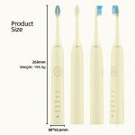 Smart IPX7 Adult Timer Electric Toothbrush For Oral Cleaning Whitening