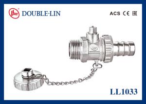 China Cap Key On Off Operated HPB 57-3 Brass Drain Ball Valve factory